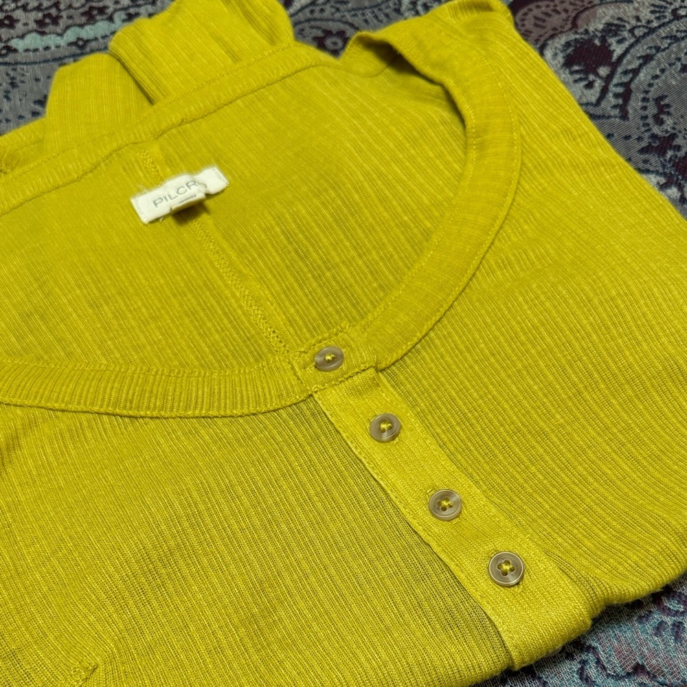 Pilcro anthropologie Button front shirt